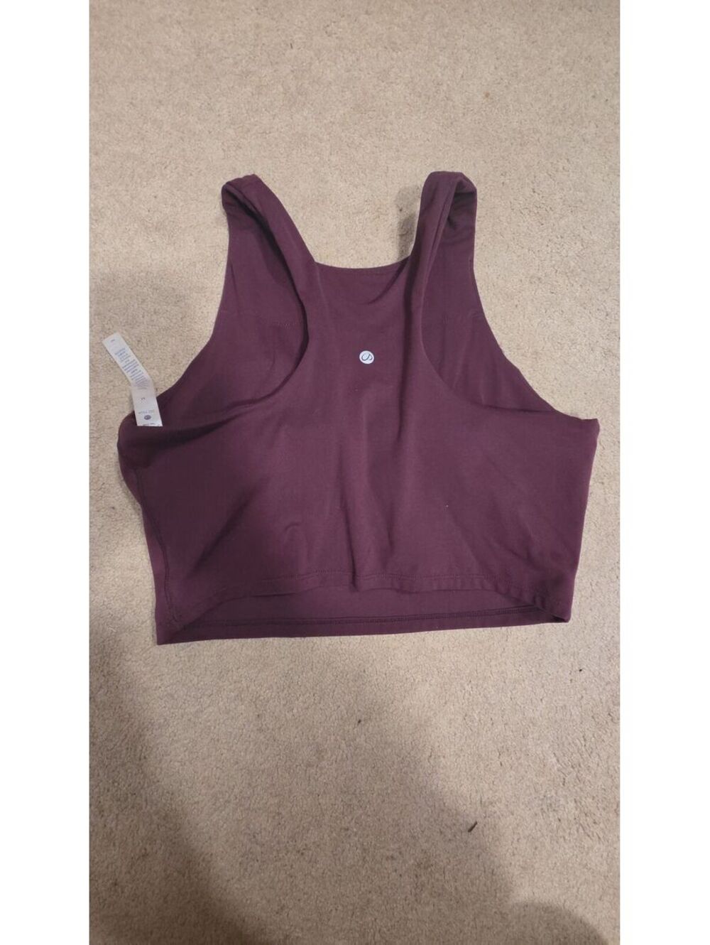 Crz Yoga Bra WITH pads Cranberry color